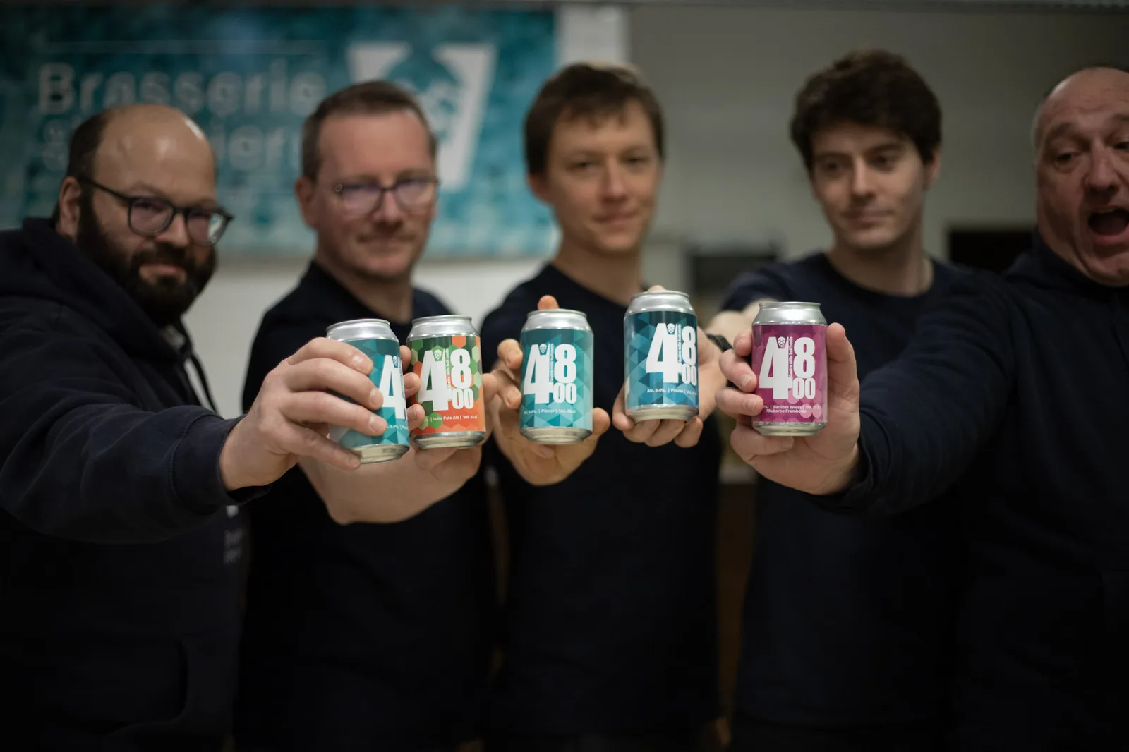 L'équipe de brasseurs de la Brasserie de Verviers — brasserie artisanale