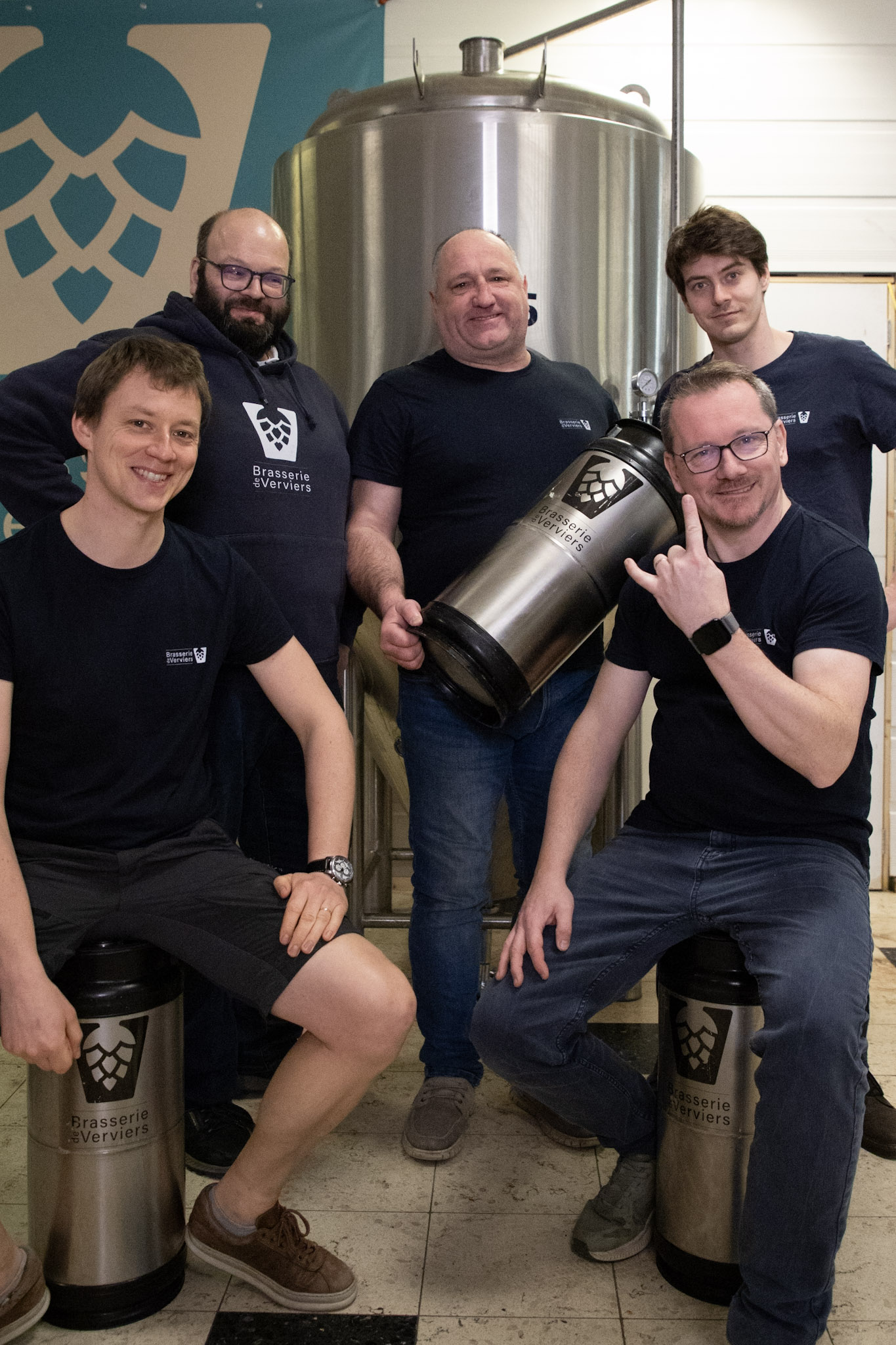 L'équipe de la Brasserie de Verviers