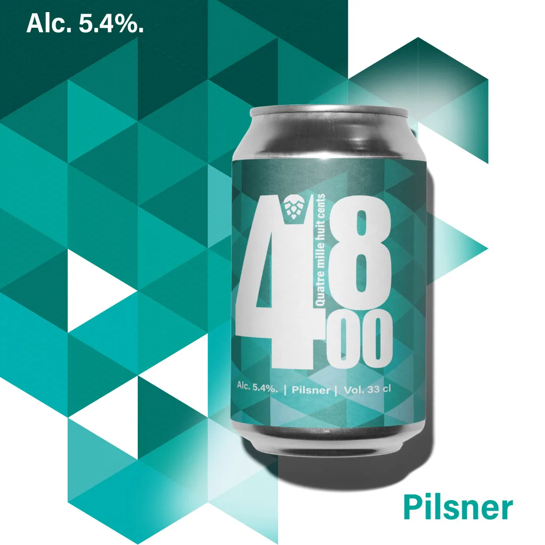Bière Pils 4800 brassée à Verviers — Brasserie de Verviers